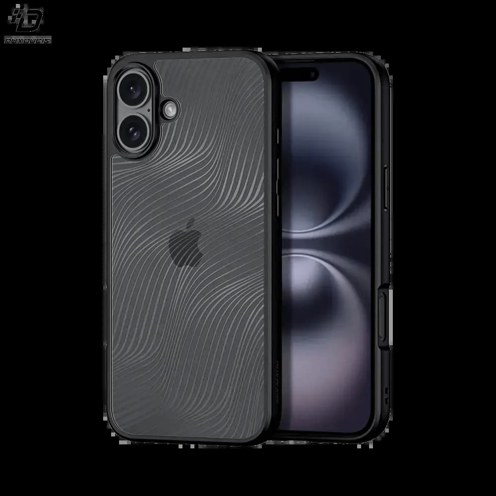 Coque anti-chocs finition mate iPhone 16 Plus - Dux Ducis Aimo Noir