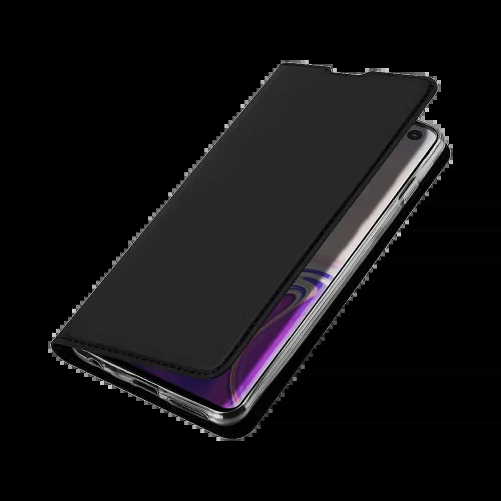 Housse folio Samsung Galaxy S10 porte-carte - Dux Ducis Skin Pro Noir