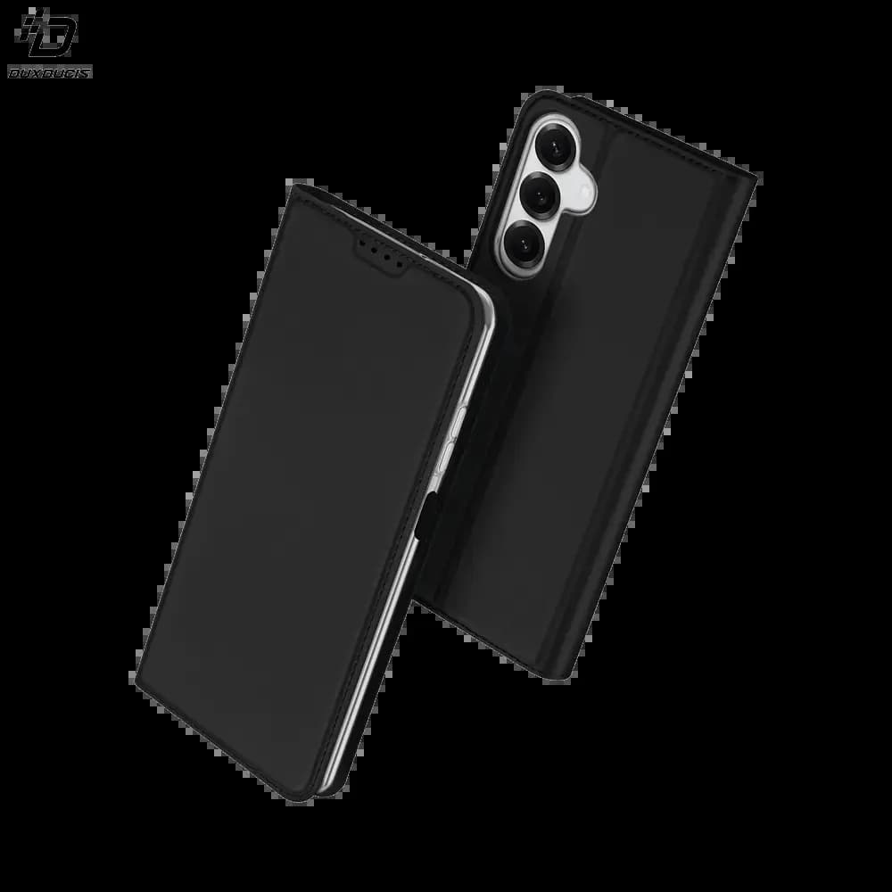 Housse folio Samsung Galaxy S25 porte-carte – Dux Ducis Skin Pro Noir