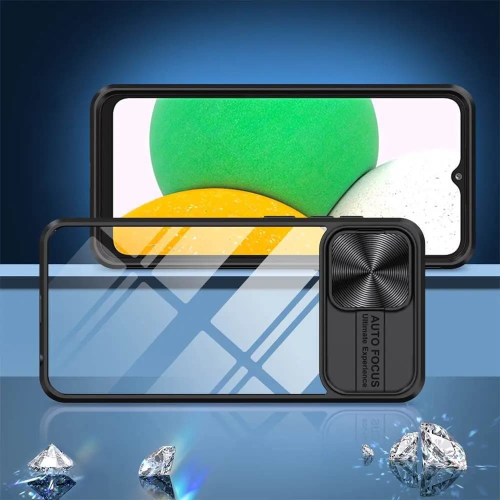 Coque Samsung Galaxy A03 Core avec cache caméra - PROTECT IE027 Noir - Vue 2