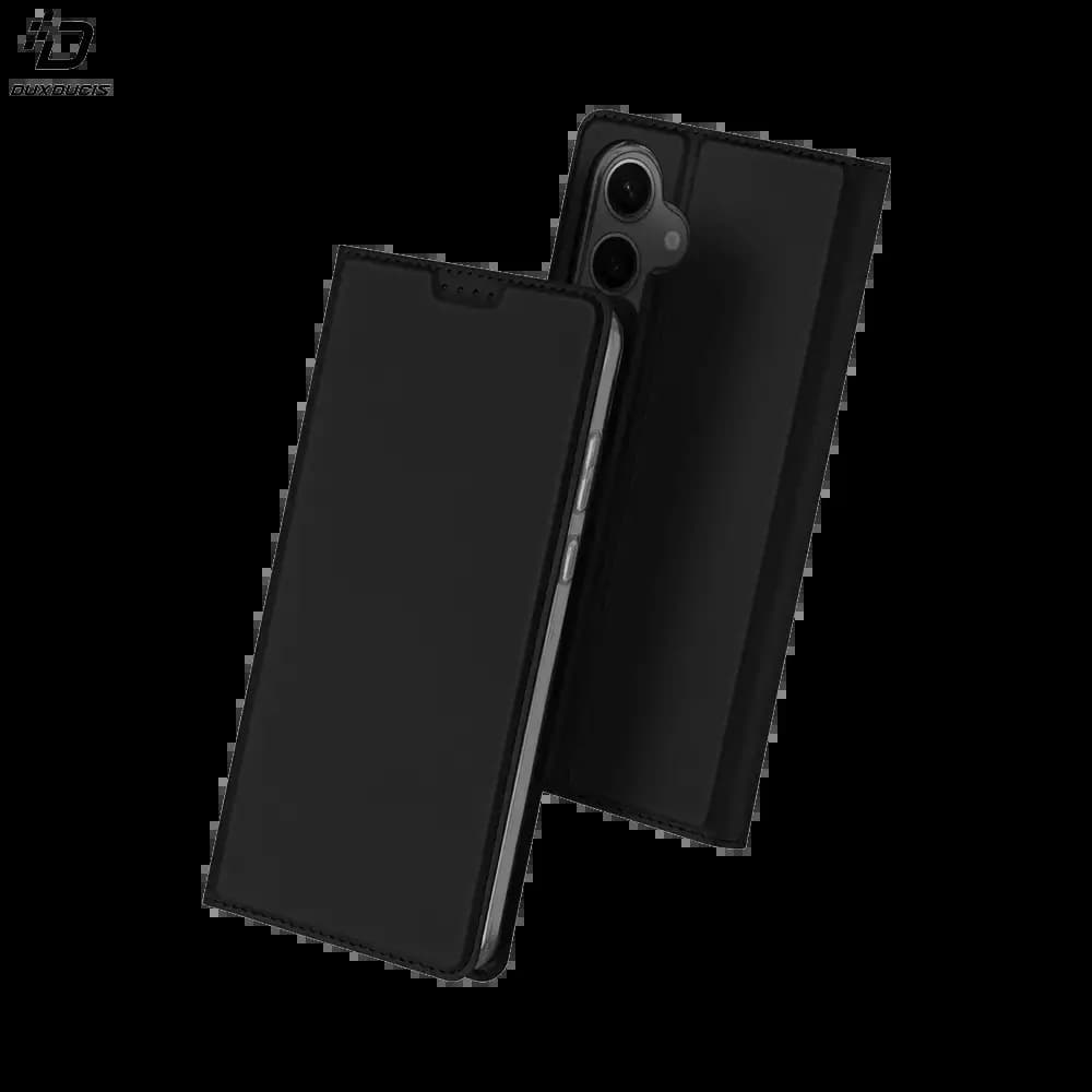 Housse folio Samsung Galaxy S24 FE porte-carte - Dux Ducis Skin Pro Noir