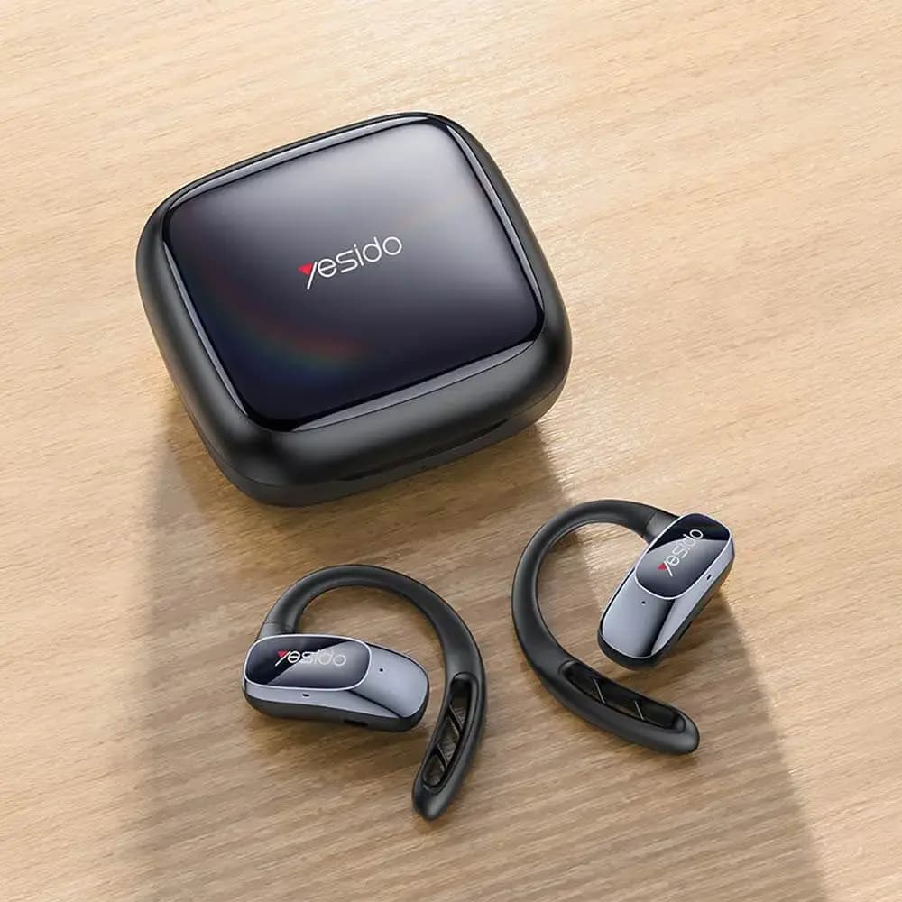 Écouteurs Bluetooth 5.4 open-ear (conception ouverte) - Yesido YSP24 Noir