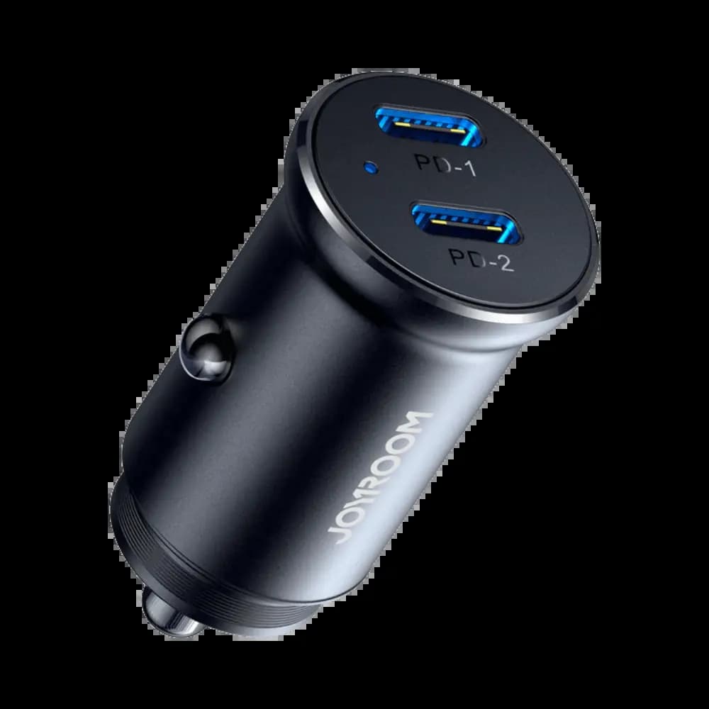 Chargeur allume-cigare double USB-C PD 30W JOYROOM JR-CCN06 Noir