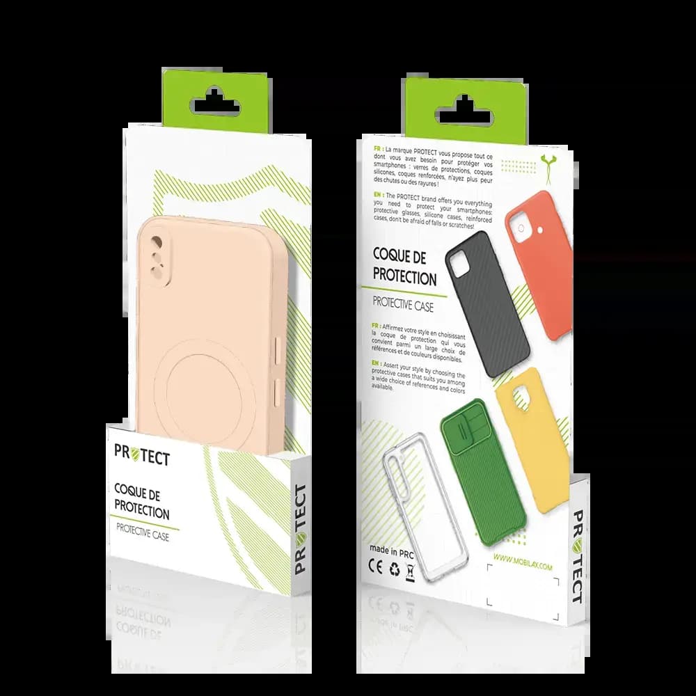 Coque de Protection PROTECT IZ001 pour Apple iPhone X & iPhone XS MagSafe Rose