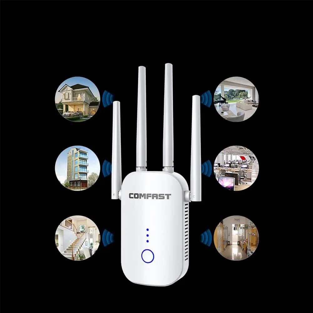 Répéteur Wifi Comfast (1200 Mbps) - Vue 3