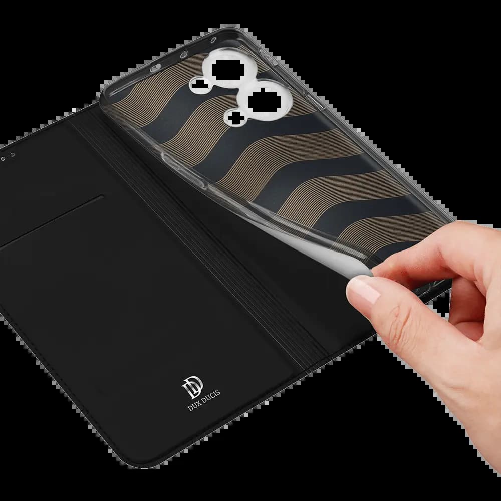 Housse folio OnePlus Nord 3 5G porte-carte - Dux Ducis Skin Pro Noir