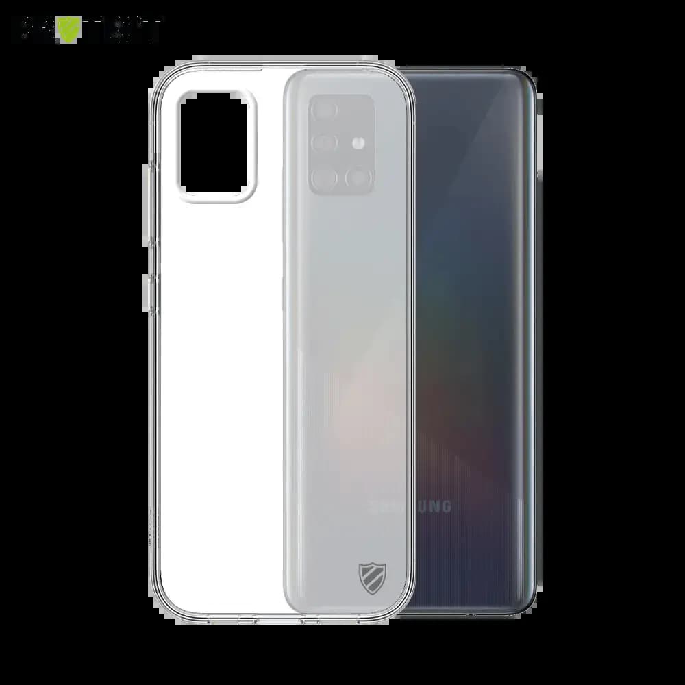 Coque Silicone PROTECT pour Samsung Galaxy A51 Transparent