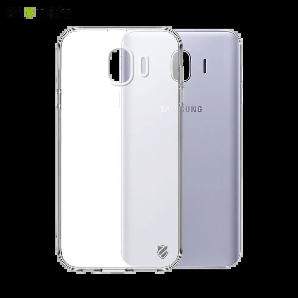 Coque Silicone PROTECT pour Samsung Galaxy J4 2018 J400 Transparent