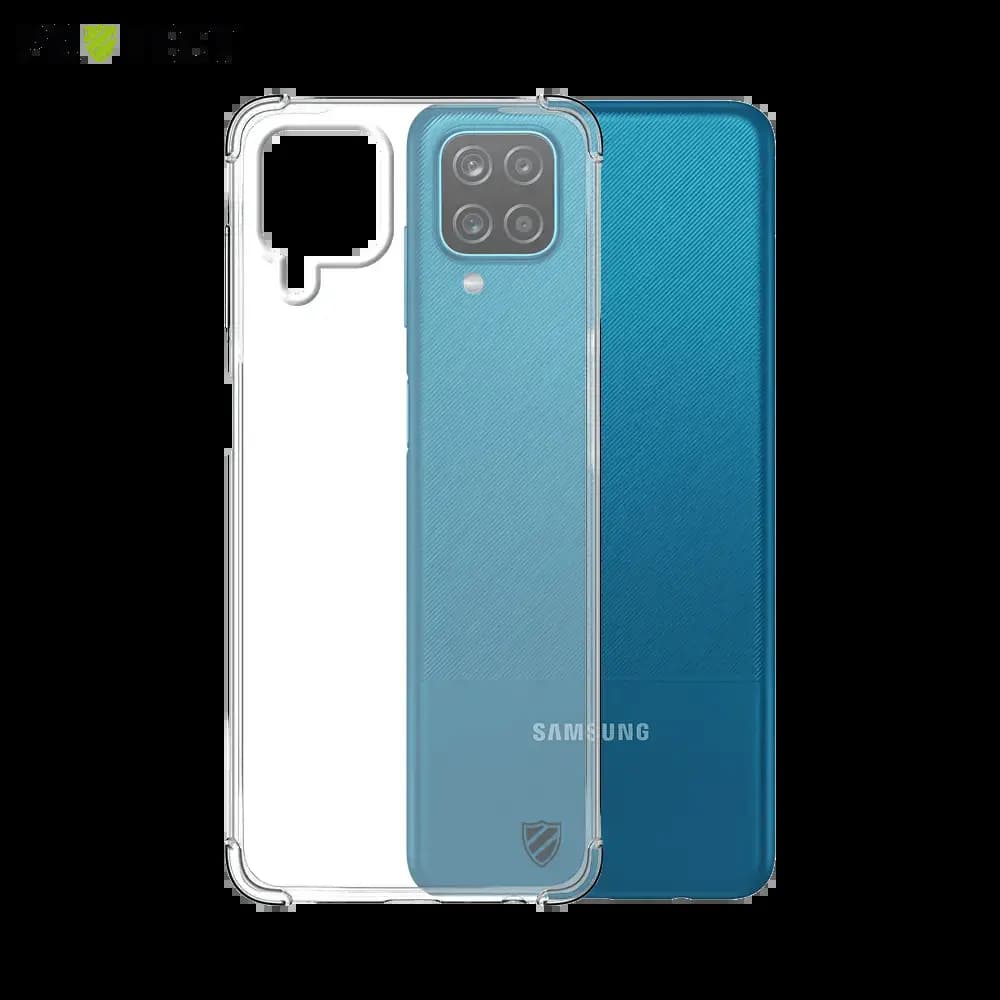 Coque antichoc renforcée transparente Samsung Galaxy A12 / M12 - silicone PROTECT