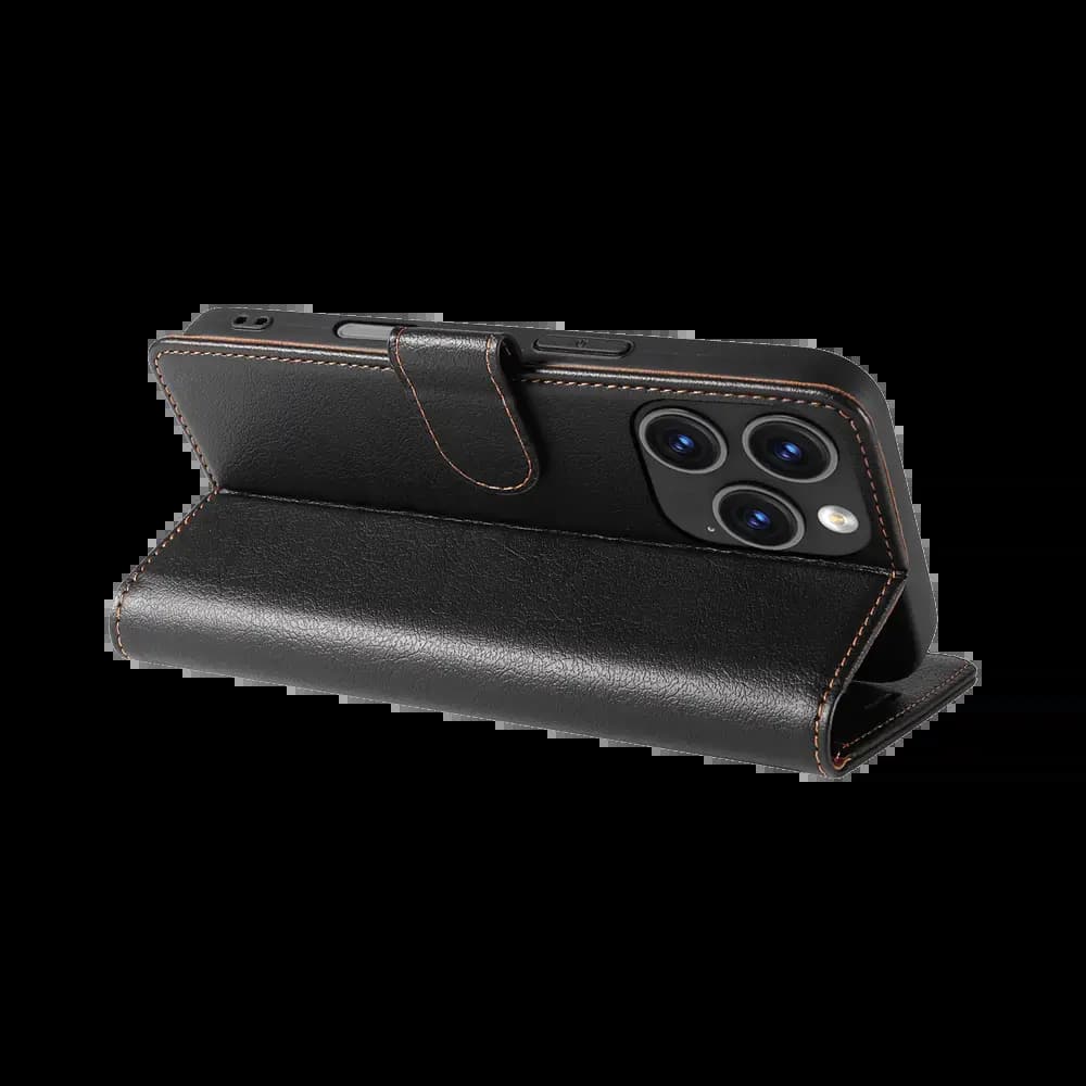Housse folio anti-RFID iPhone 16 Pro – PROTECT IP011 Noir - Vue 2