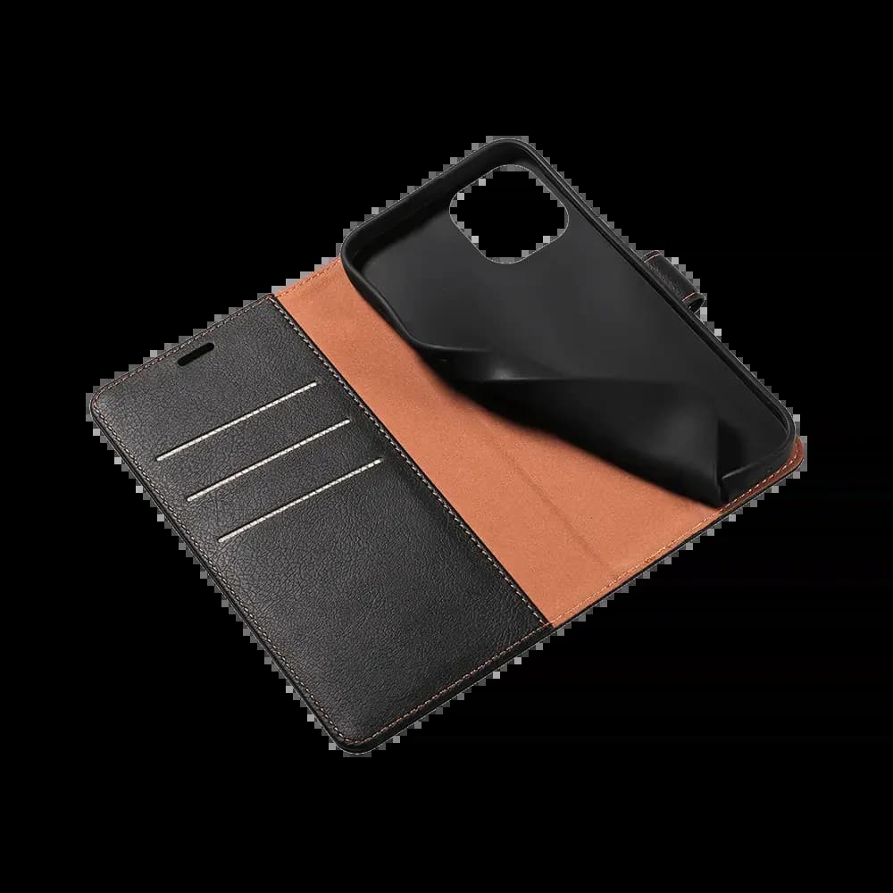 Housse folio anti-RFID iPhone 15 – PROTECT IP011 Noir - Vue 4