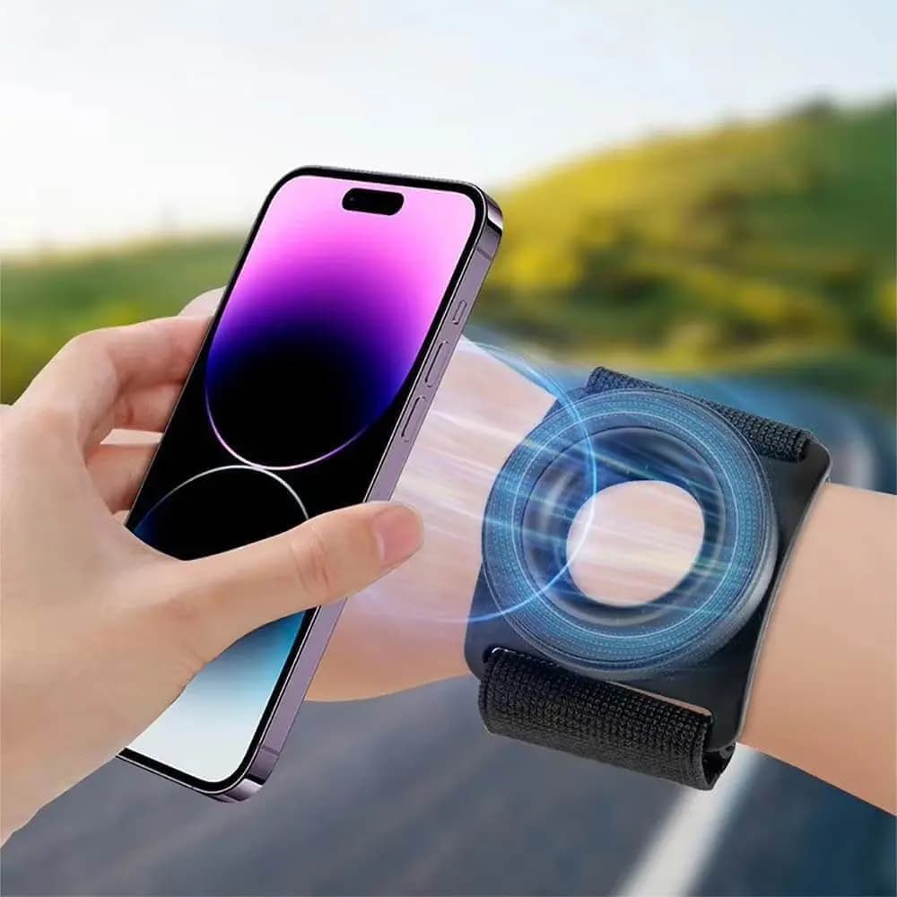 Support smartphone universel MagSafe pour poignet rotation 360° - Noir
