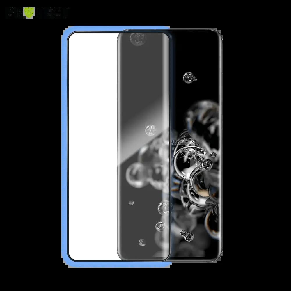 Verre trempé intégral Samsung Galaxy S20 Ultra protection écran 9H - PROTECT Noir