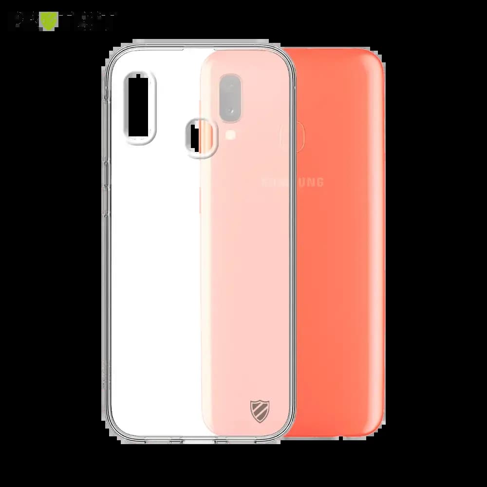 Coque Silicone PROTECT pour Samsung Galaxy A20e Transparent