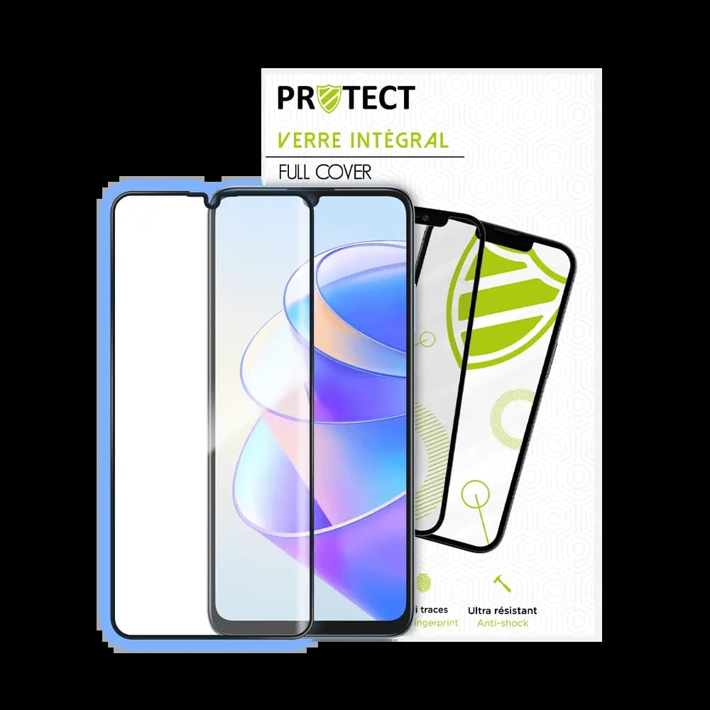 Verre trempé intégral Honor X7a protection écran 9H - PROTECT Noir