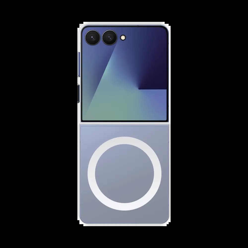 Coque MagSafe silicone transparente Samsung Galaxy Z Flip 7 5G