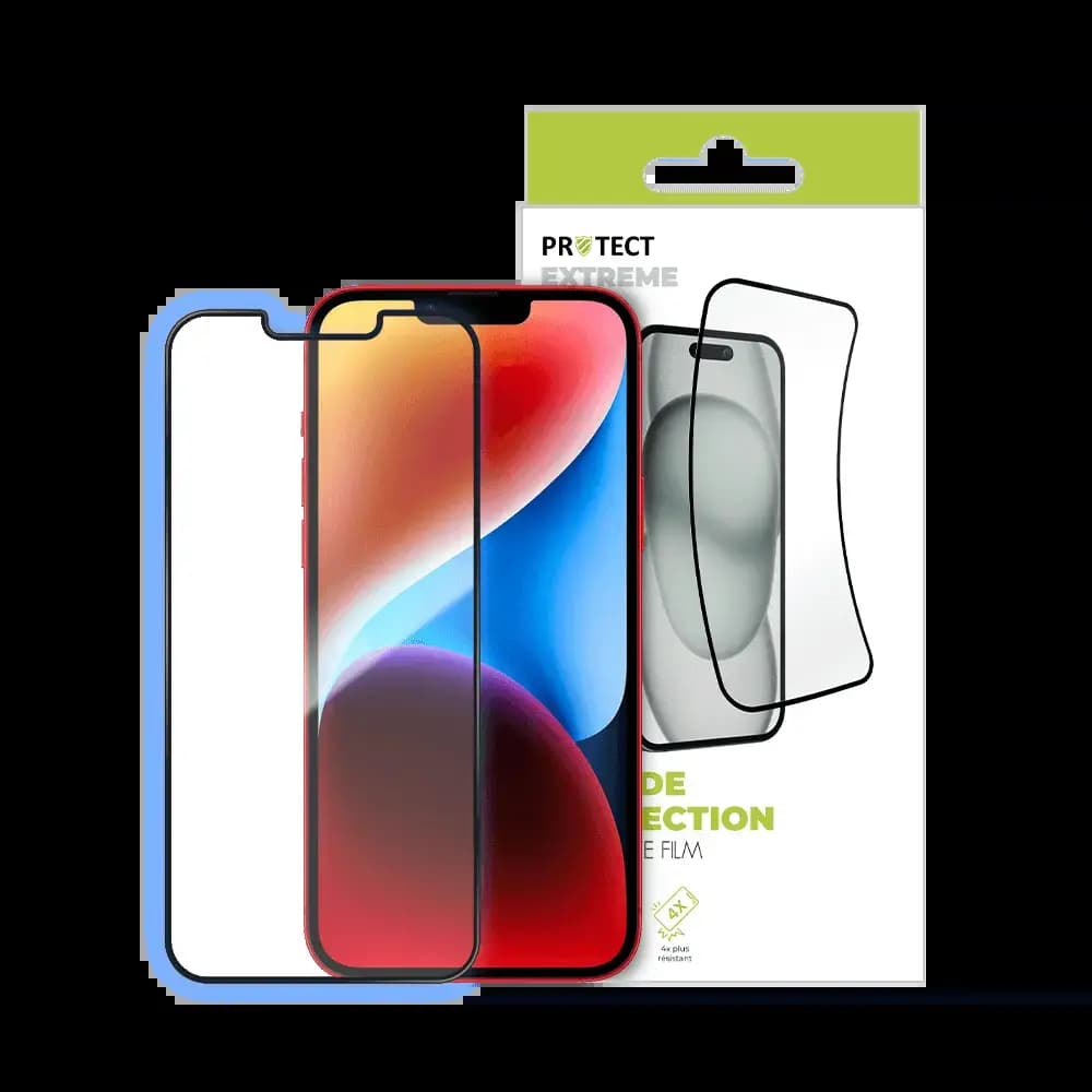 Film de protection extrême iPhone 13 Pro / 13 / 14 / 16e - PROTECT Transparent - Vue 3