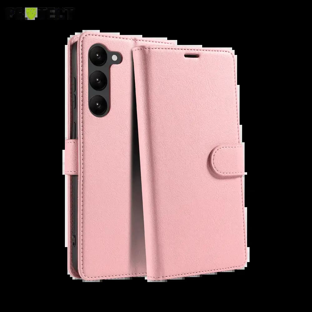 Housse folio anti-RFID Samsung Galaxy S21 – PROTECT IP011 Rose