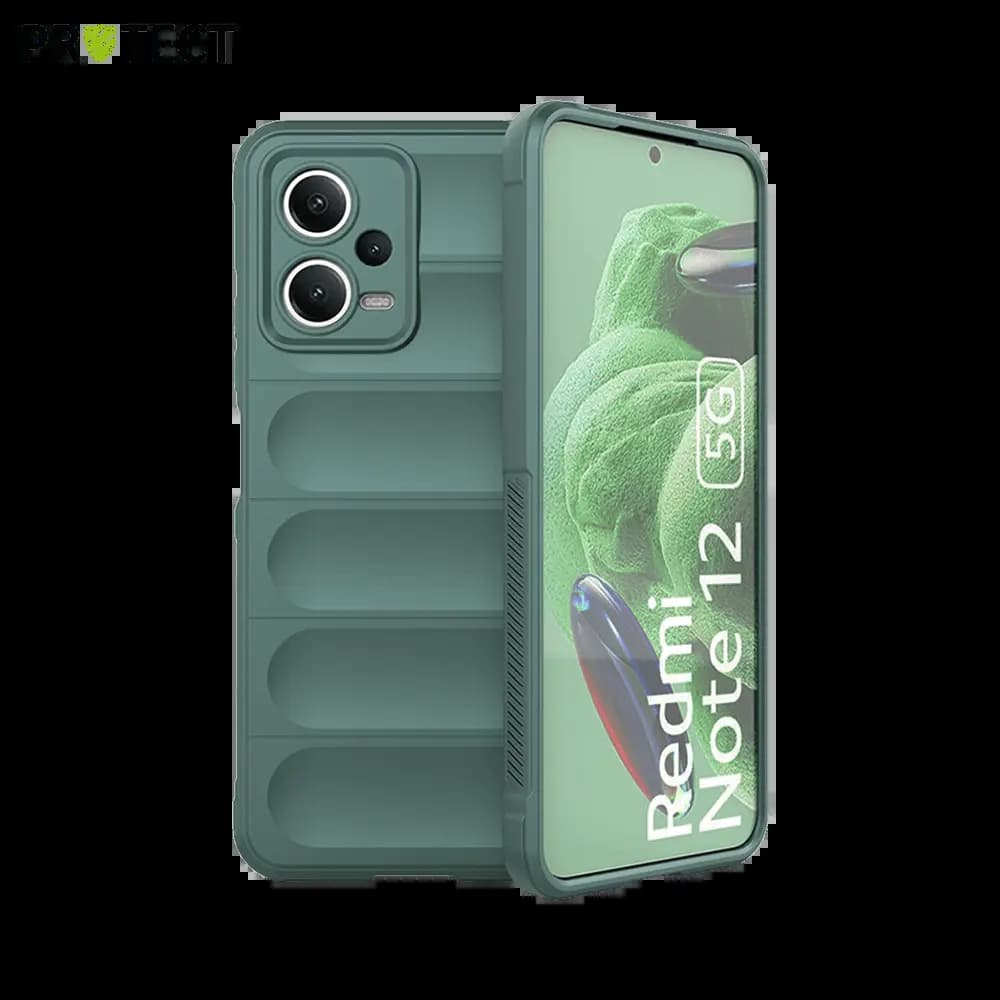 Coque de protection antichoc renforcée Xiaomi Redmi Note 12 5G - PROTECT IX008 Vert Foncé