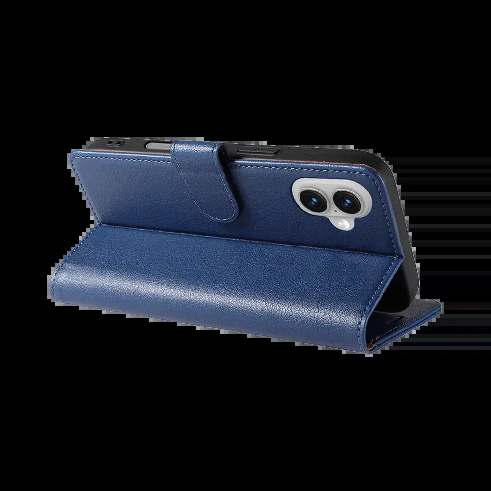 Housse folio anti-RFID iPhone 17 – PROTECT IP011 Bleu Marine