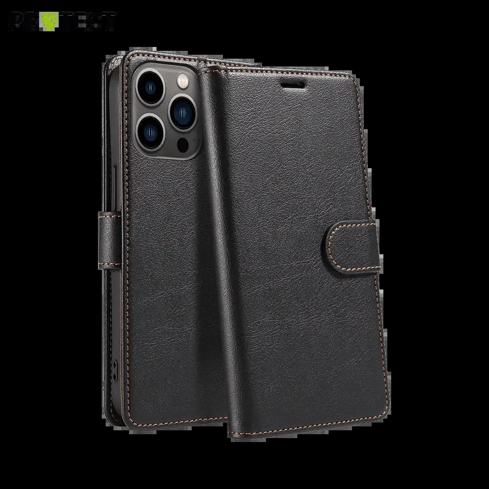 Housse folio anti-RFID iPhone 12 Pro Max – PROTECT IP011 Noir