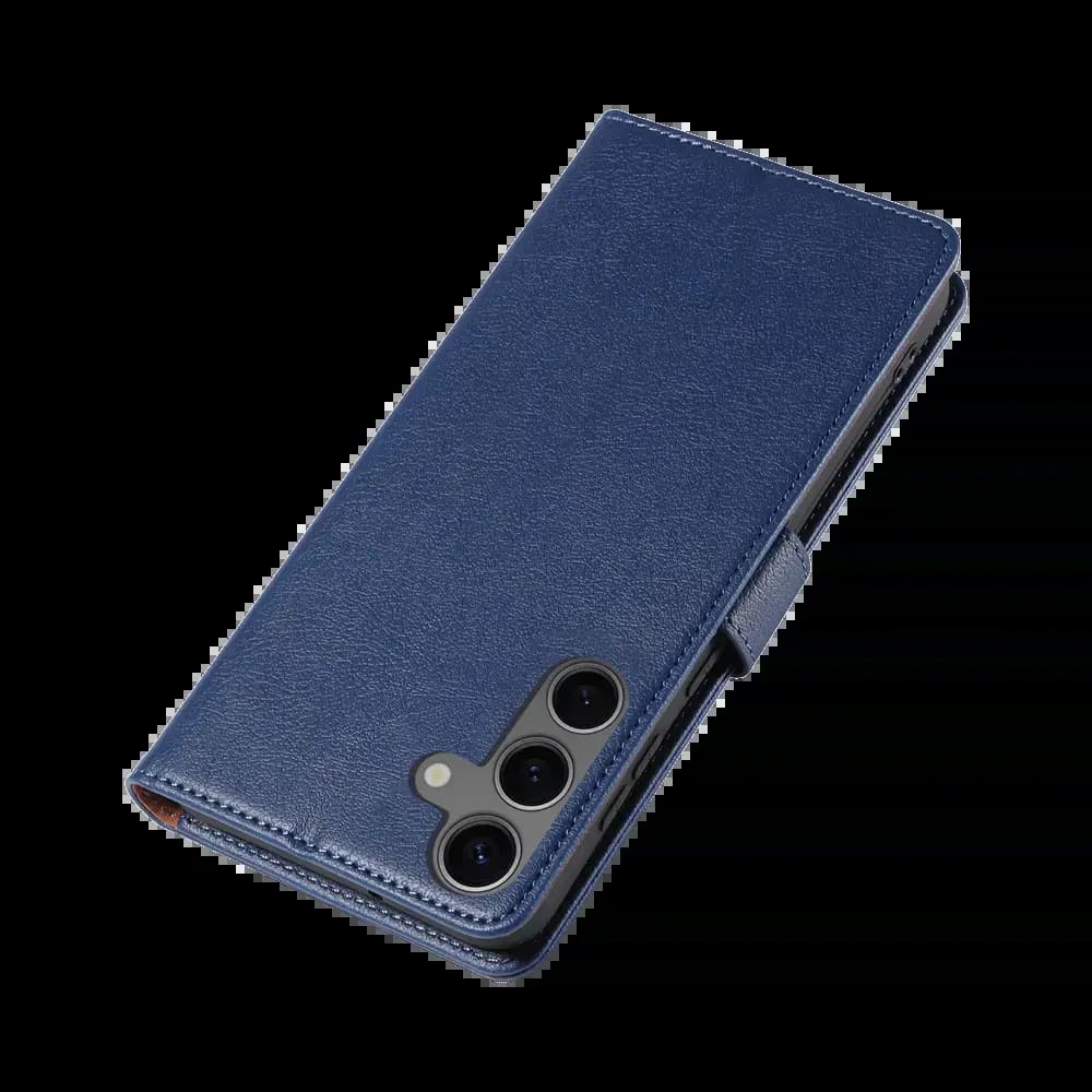 Housse folio anti-RFID Samsung Galaxy S25 – PROTECT IP011 Bleu Marine - Vue 6