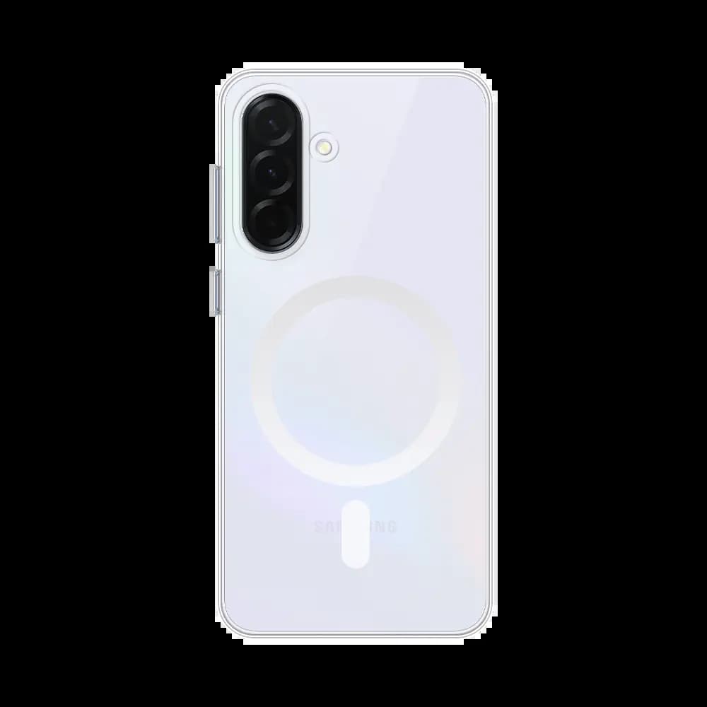 Coque MagSafe silicone transparente Samsung Galaxy A36 5G - Vue 2