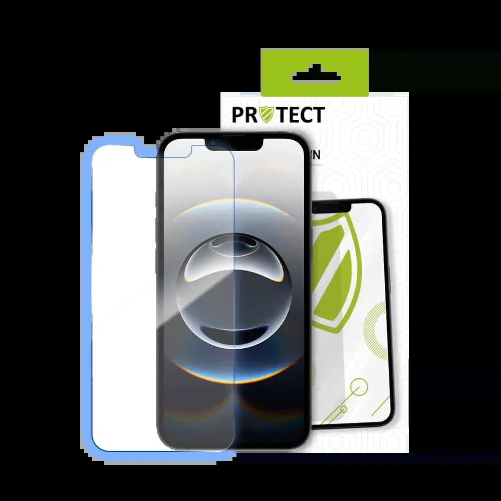 Verre trempé iPhone 13 / 13 Pro / 14 / 16e / 17e protection écran 9H – PROTECT Transparent - Vue 2
