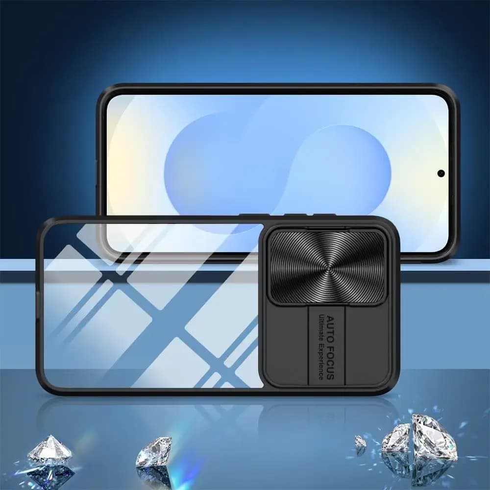Coque avec cache caméra Samsung Galaxy S25 - PROTECT IE027 Noir - Vue 2