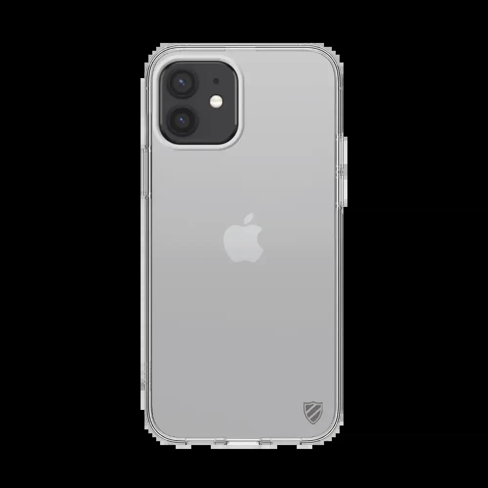 Coque silicone iPhone 12 / 12 Pro - PROTECT Transparent - Vue 2
