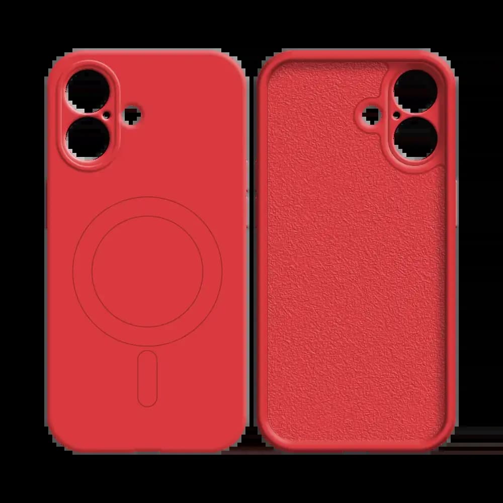 Coque de Protection PROTECT IZ001 pour Apple iPhone 16 Plus MagSafe Rouge - Vue 2