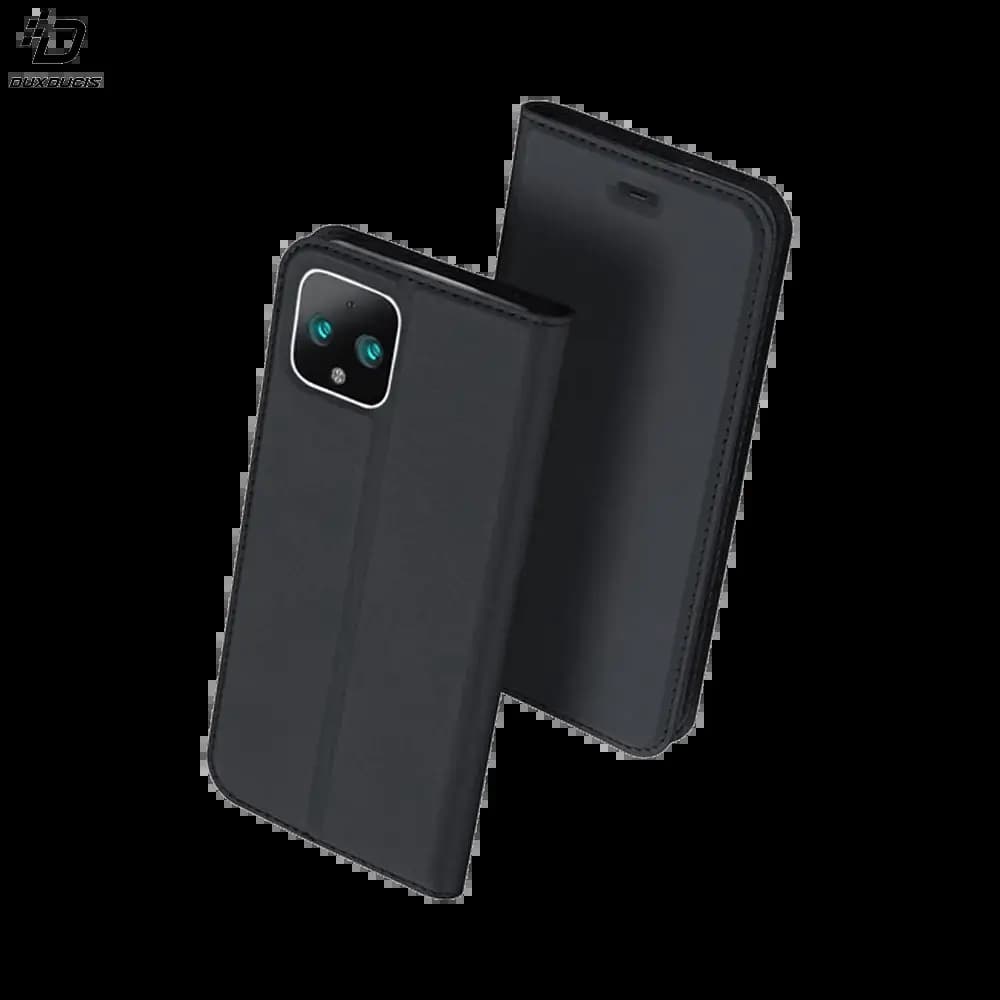 Housse folio Google Pixel 4 XL porte-carte - Dux Ducis Skin Pro Noir