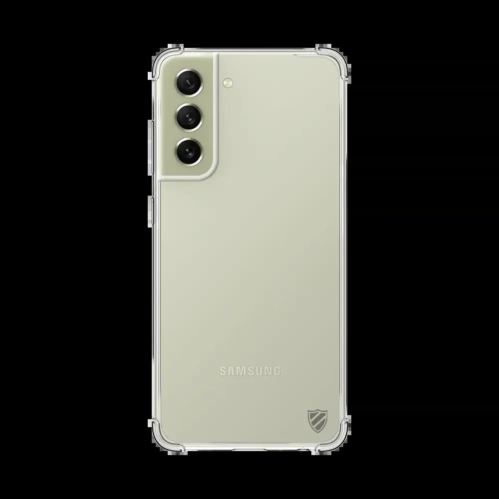 Coque antichoc renforcée transparente Samsung Galaxy S21 FE - silicone PROTECT - Vue 2