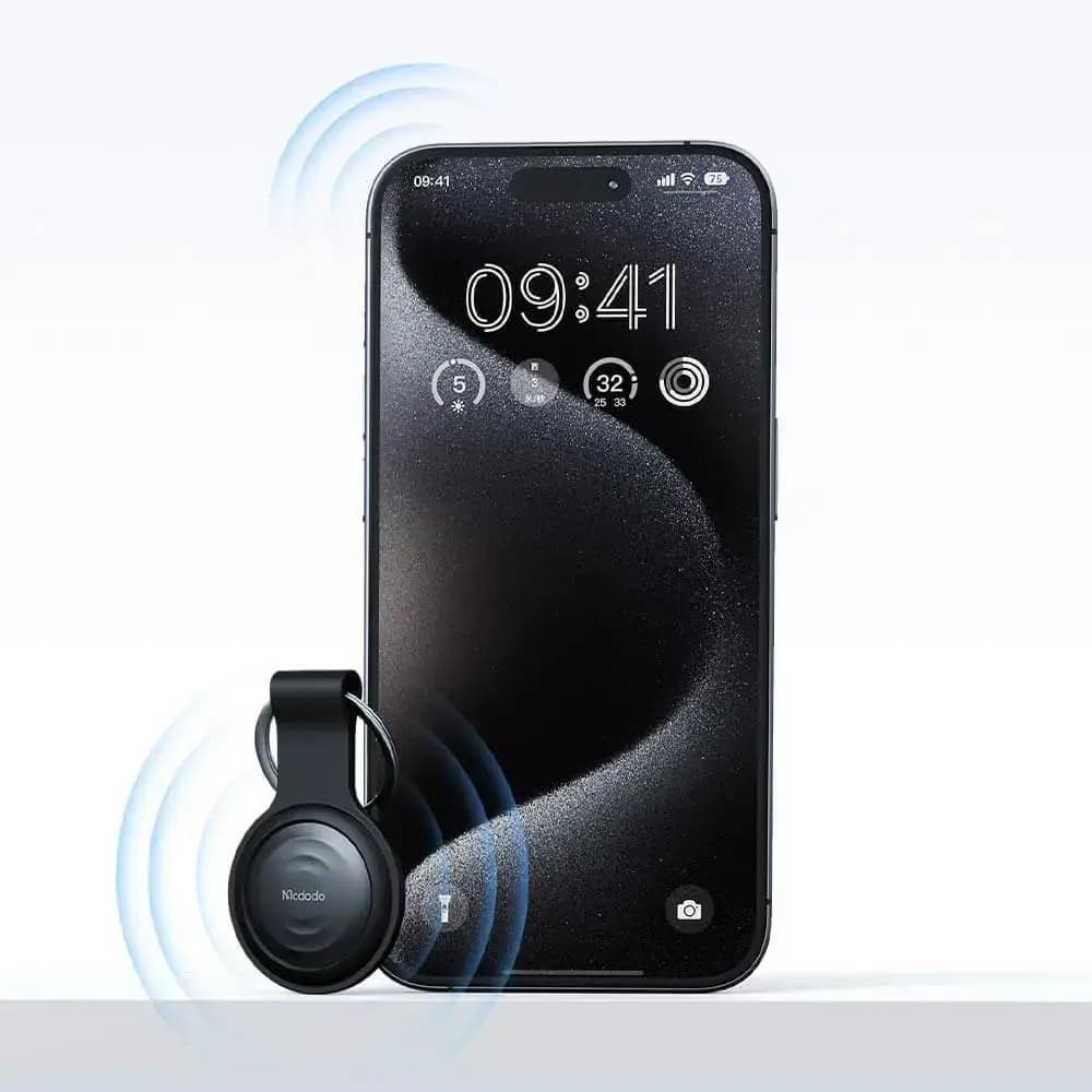 Traceur GPS Mcdodo avec Apple Find My Noir
