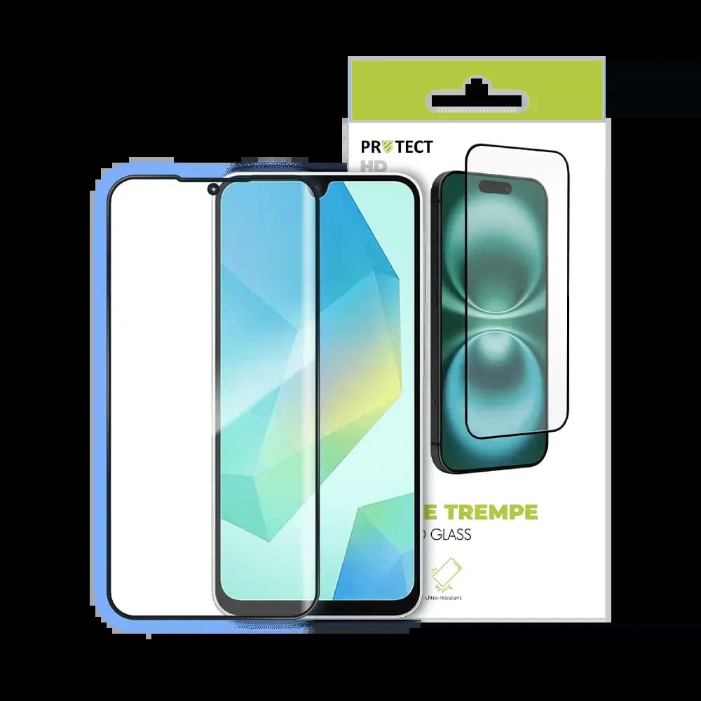 Verre trempé HD Samsung Galaxy A16 protection écran 9H - PROTECT Transparent - Vue 3