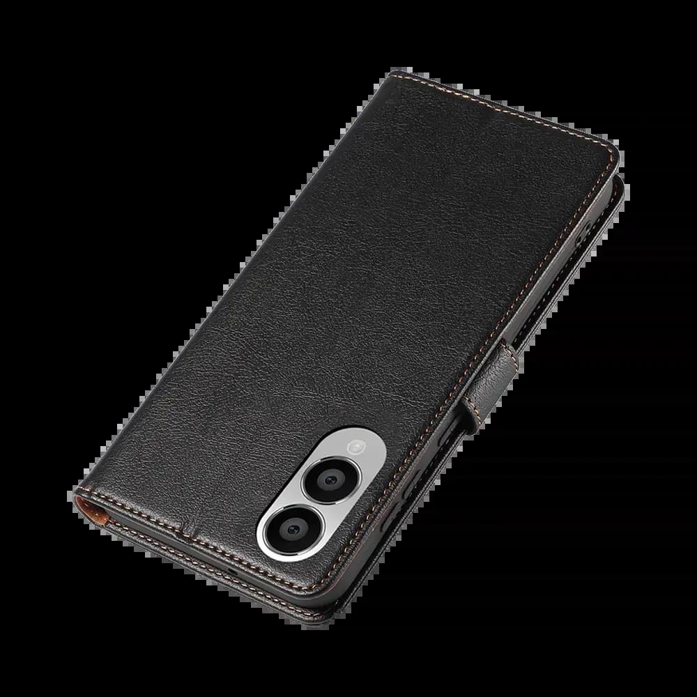 Housse folio anti-RFID Samsung Galaxy S25 Edge – PROTECT IP011 Noir