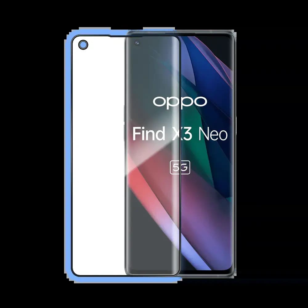 Verre trempé intégral OPPO Find X3 Neo protection écran 9H - PROTECT Noir