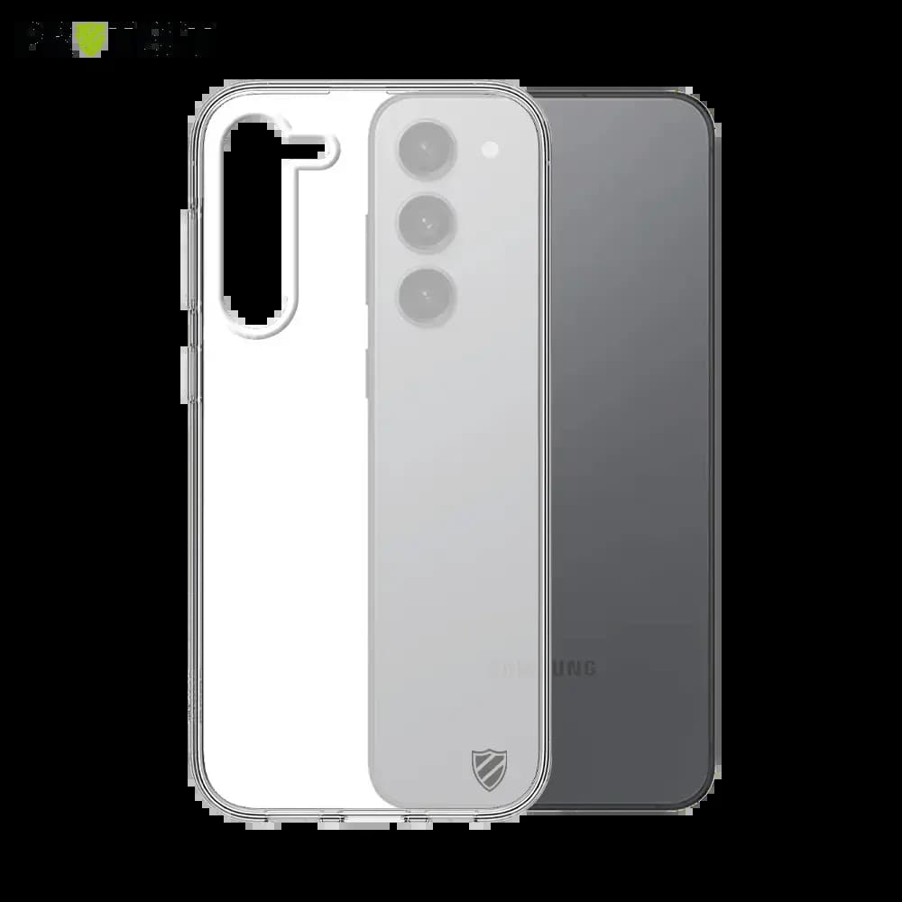Coque Silicone PROTECT pour Samsung Galaxy S23+ 5G Transparent