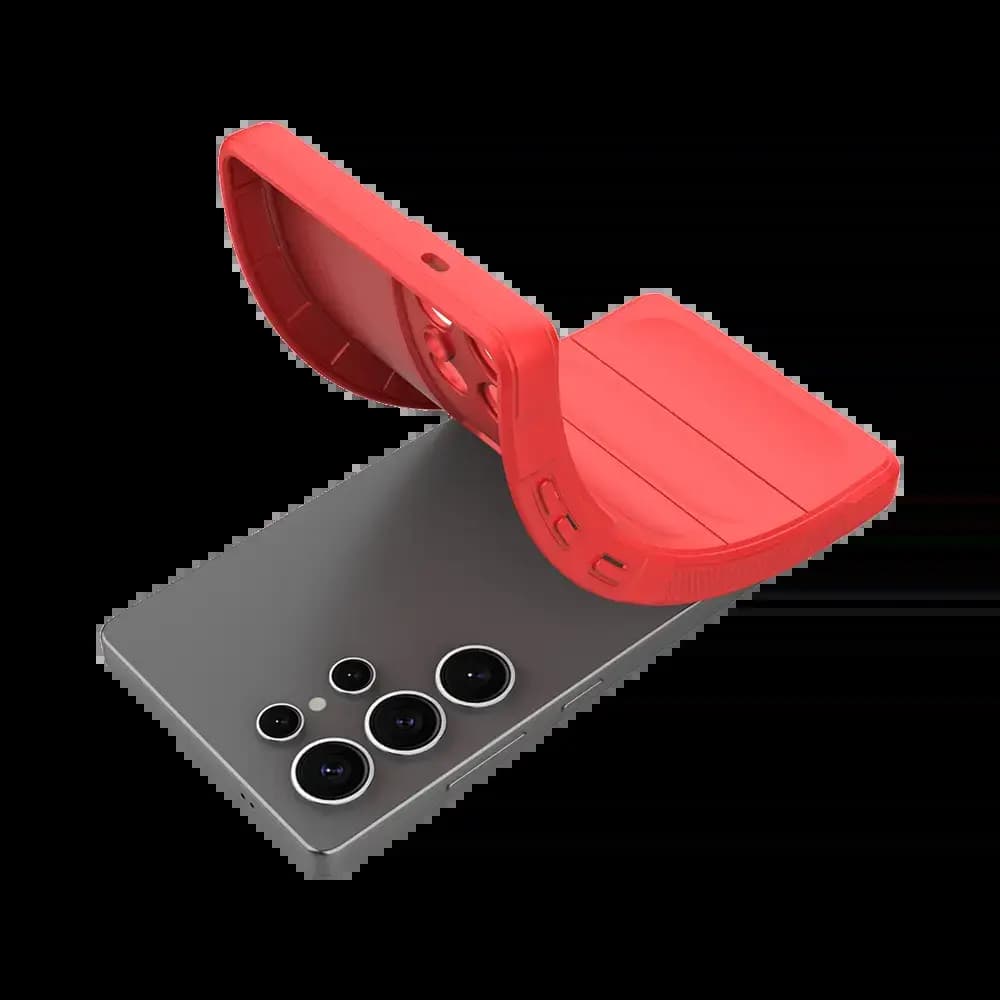Coque de protection antichoc renforcée Samsung Galaxy S25 Ultra - PROTECT IX008 Rouge - Vue 3