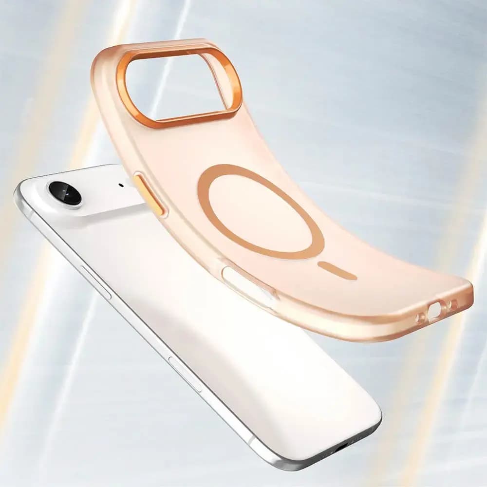 Coque MagSafe bi-matière iPhone Air - PROTECT MF-006 Orange