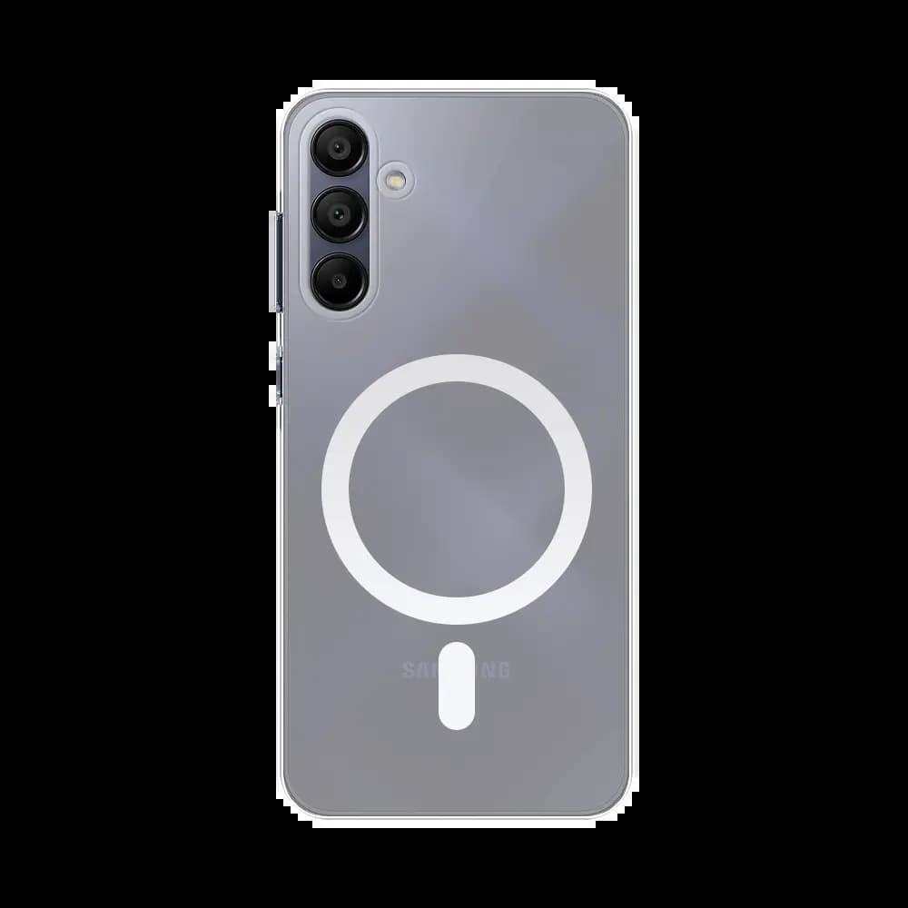 Coque MagSafe silicone transparente Samsung Galaxy A15 5G - Vue 2
