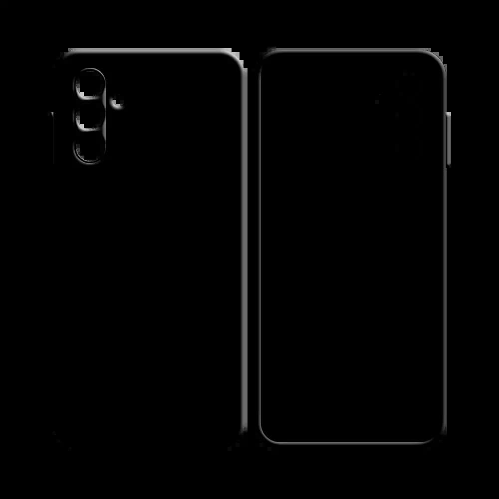 Coque silicone Samsung Galaxy A13 5G / Galaxy A04s - Noir - Vue 2