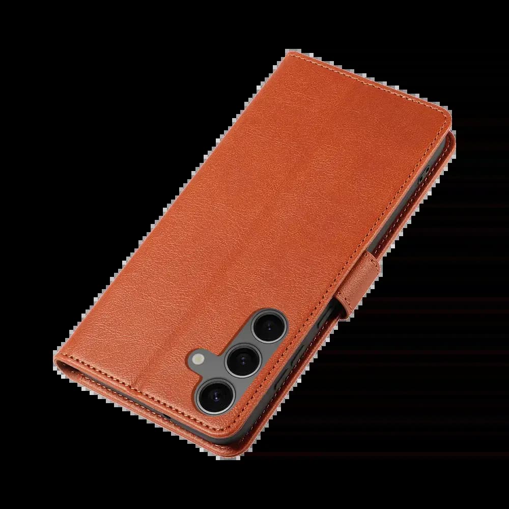 Housse folio anti-RFID Samsung Galaxy S25+ – PROTECT IP011 Marron - Vue 6