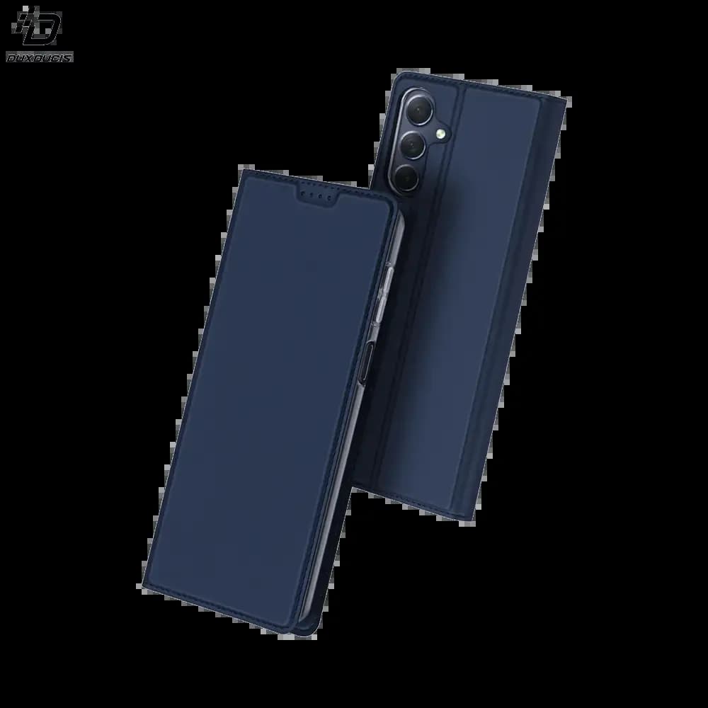 Housse folio Samsung Galaxy M54 5G porte-carte - Dux Ducis Skin Pro Bleu