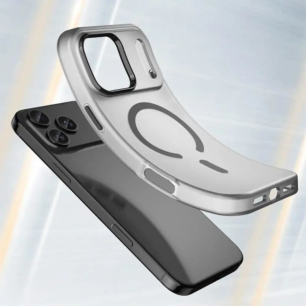 Coque MagSafe bi-matière iPhone 17 Pro Max - PROTECT MF-006 Noir