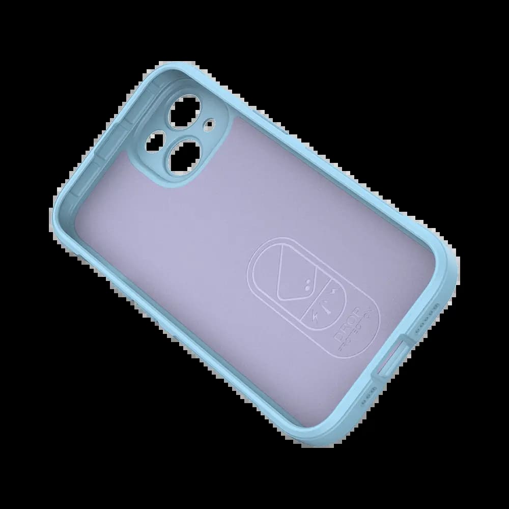 Coque de protection antichoc renforcée iPhone 13 - PROTECT IX008 Bleu Clair - Vue 4
