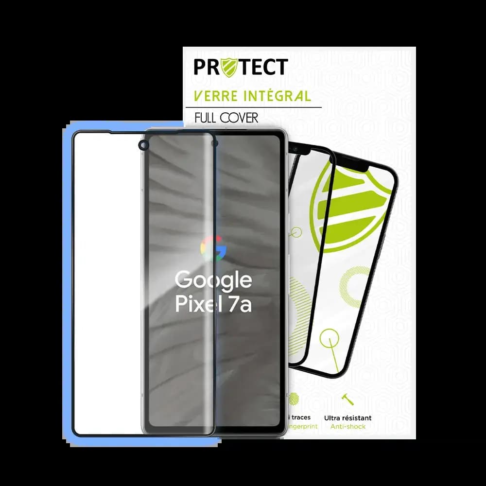 Verre trempé intégral Google Pixel 7a protection écran 9H - PROTECT Noir