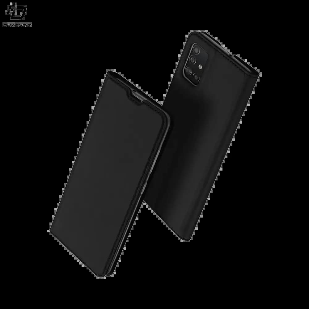 Housse folio Samsung Galaxy A51 porte-carte - Dux Ducis Skin Pro Noir