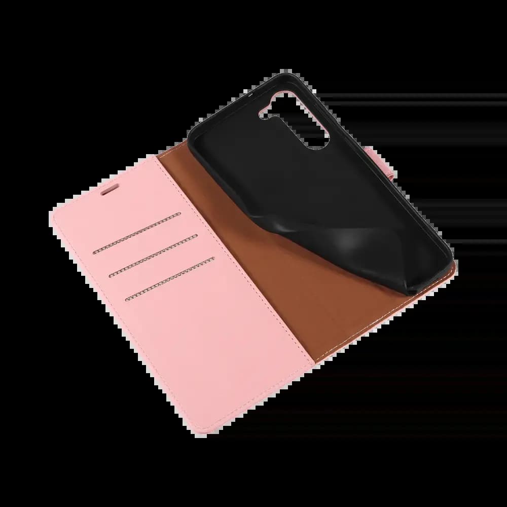 Housse folio anti-RFID Samsung Galaxy S21 – PROTECT IP011 Rose - Vue 4