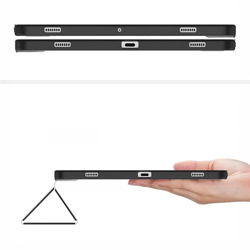 Housse folio Samsung Galaxy Tab S9 avec dos transparent & porte-stylet - Dux Ducis Toby Bleu